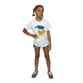 Miniatyrbild 4 av 5: Disney T-shirt i bomull med Kalle Anka-ansikte för flickor