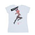 Miniatyrbild 1 av 3: Marvel Black Widow Silhouette - bomulls-T-shirt för kvinnor/damer