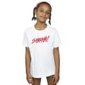Miniatyrbilde 2 av 3: DC Comics Girls Shazam Fury Of The Gods Spray Paint Logo Cotton T-Shirt