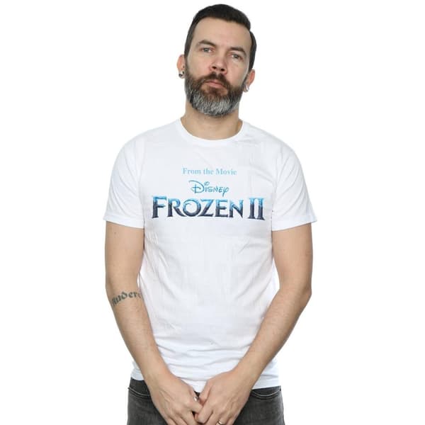 Disney Mens Frozen 2 Movie Logo T-Shirt