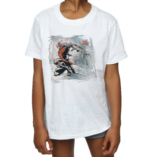 Marvel Girls Ant-Man Art Sketch Cotton T-Shirt