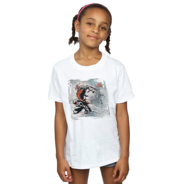 Marvel Girls Ant-Man Art Sketch Cotton T-Shirt