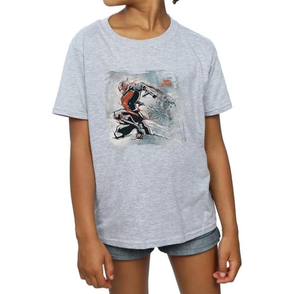 Marvel Girls Ant-Man Art Sketch Cotton T-Shirt