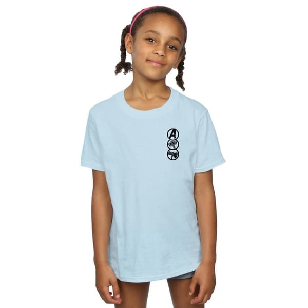 Marvel Girls Thor Love And Thunder Icons Cotton T-Shirt