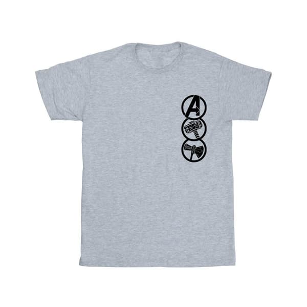 Marvel Girls Thor Love And Thunder Icons Cotton T-Shirt