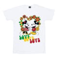 Miniatyrbild 1 av 4: Disney Flickor Musse Pigg och Mimmi Pigg Hippie Love T-shirt i bomull