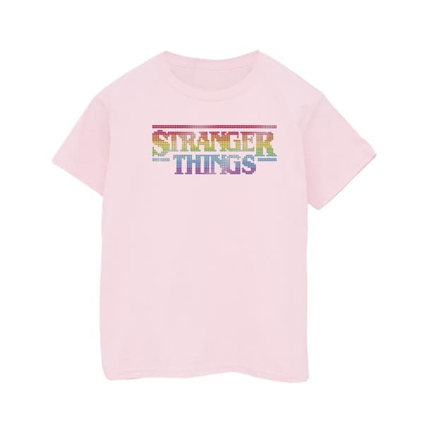 Netflix Boys Stranger Things Rainbow Dot Logo T-Shirt