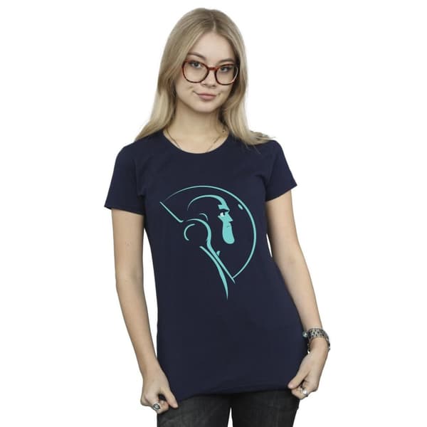 Disney T-shirt i bomull för kvinnor/damer - Lightyear Space Helmet Stare