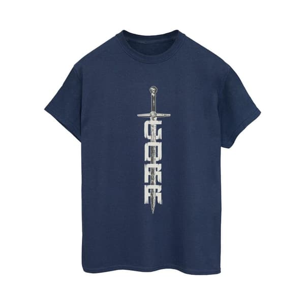 Marvel Womens/Ladies Thor Love And Thunder Gorr Sword Cotton Boyfriend T-Shirt