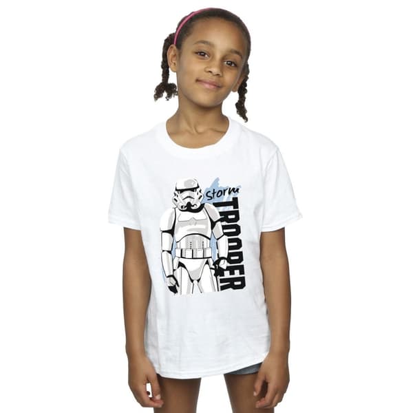Star Wars Girls Storm Trooper Cotton T-Shirt