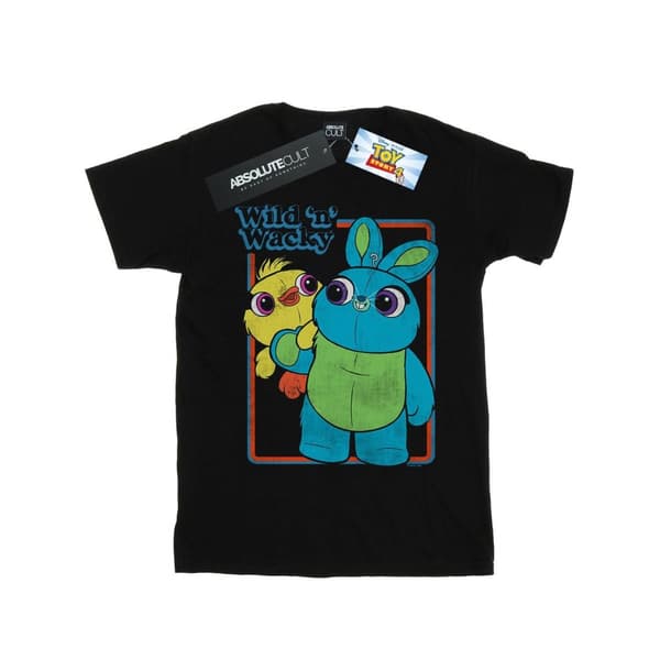 Disney Dam/Tjej Toy Story 4 Duck And Bunny Wild And Wacky Boyfriend T-shirt i bomull