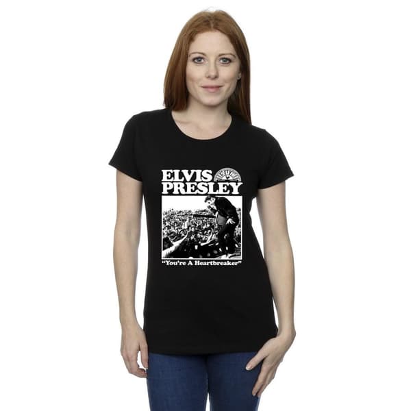 Elvis Womens/Ladies A Heartbreaker Cotton T-Shirt