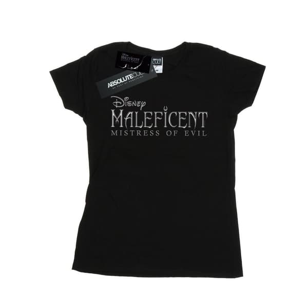 Disney Womens/Ladies Maleficent Mistress Of Evil Logo Cotton T-Shirt