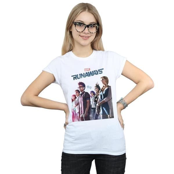 Marvel Womens/Ladies Runaways Misty Poster Cotton T-Shirt