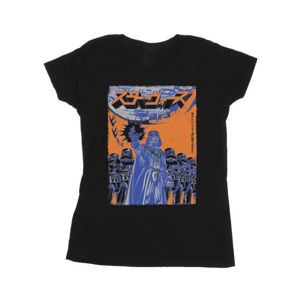 Star Wars Dam/kvinnor Vader International Poster T-shirt i bomull
