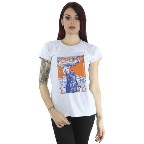 Star Wars Dam/kvinnor Vader International Poster T-shirt i bomull
