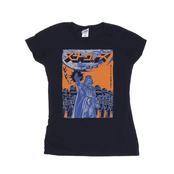 Star Wars Dam/kvinnor Vader International Poster T-shirt i bomull