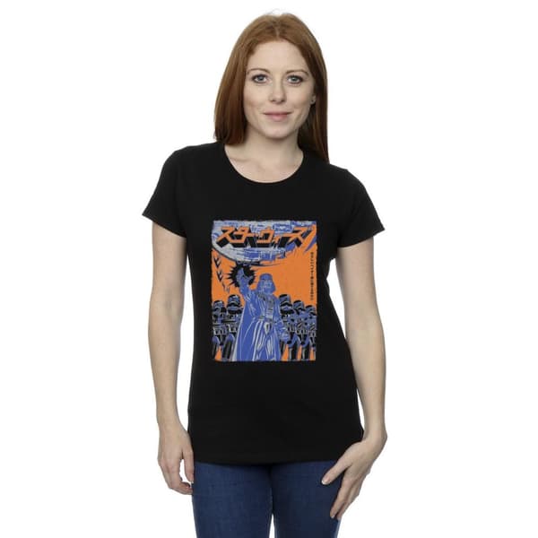 Star Wars Dam/kvinnor Vader International Poster T-shirt i bomull
