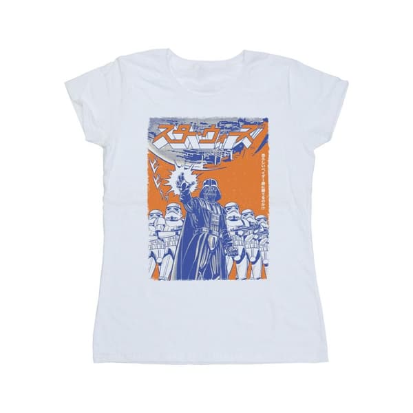 Star Wars Dam/kvinnor Vader International Poster T-shirt i bomull