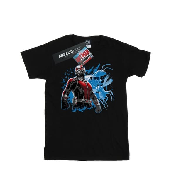 Marvel T-shirt i bomull med stående Ant-Man för flickor