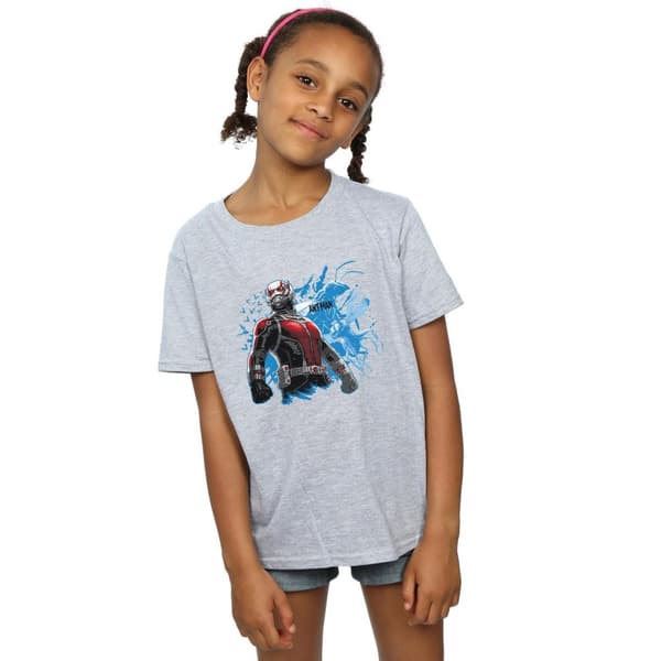 Marvel T-shirt i bomull med stående Ant-Man för flickor