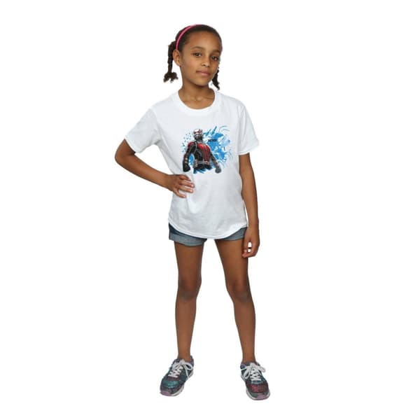 Marvel T-shirt i bomull med stående Ant-Man för flickor