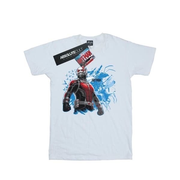 Marvel T-shirt i bomull med stående Ant-Man för flickor