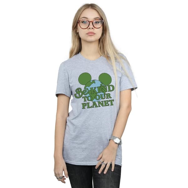 Disney Dam/Tjej Musse Pigg Be Kind Bomull Boyfriend T-shirt