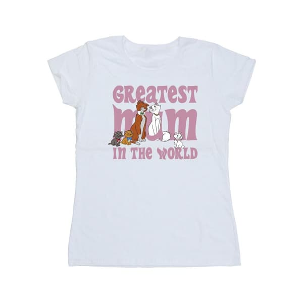 Disney Dam/Tjej Aristocats - Största mamman - Bomulls-T-shirt