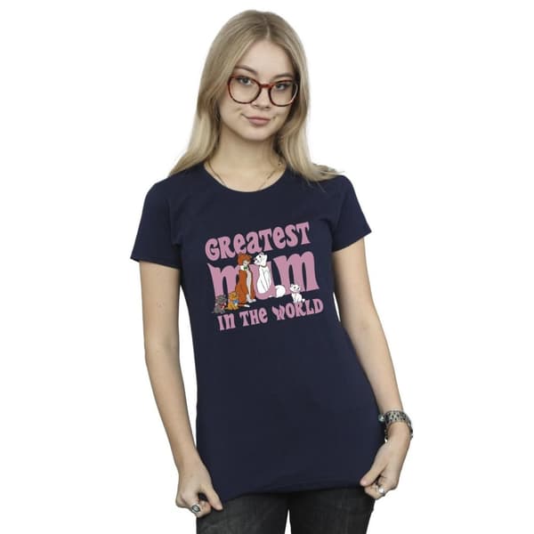 Disney Dam/Tjej Aristocats - Största mamman - Bomulls-T-shirt