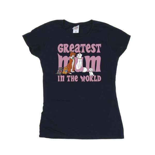 Disney Dam/Tjej Aristocats - Största mamman - Bomulls-T-shirt