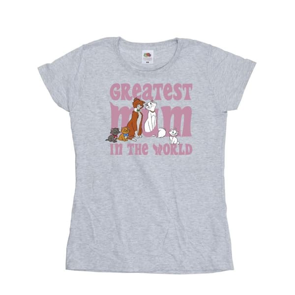 Disney Dam/Tjej Aristocats - Största mamman - Bomulls-T-shirt