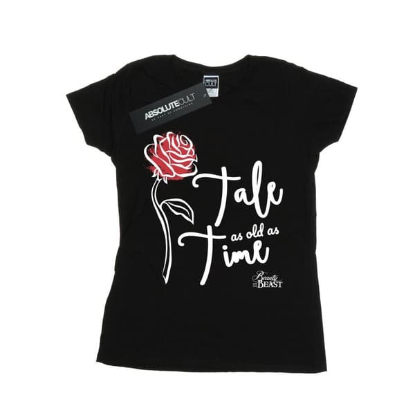 Disney Dam/Tjej - Tale As Old As Time Rose - T-shirt i bomull