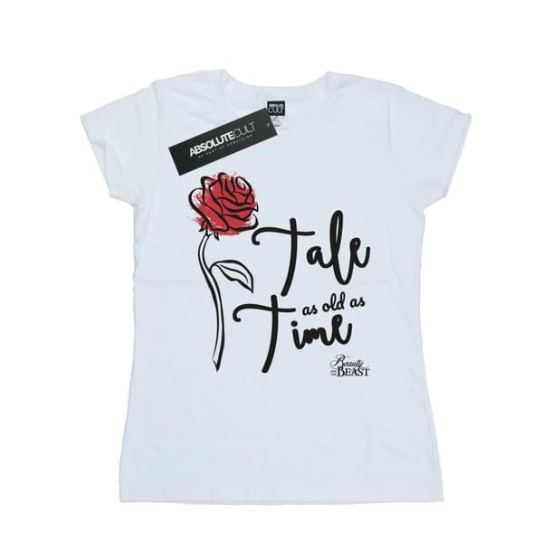 Disney Dam/Tjej - Tale As Old As Time Rose - T-shirt i bomull