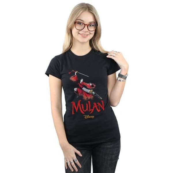 Disney Womens/Ladies Mulan Movie Pose Cotton T-Shirt