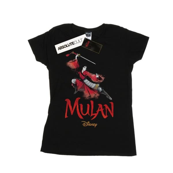 Disney Womens/Ladies Mulan Movie Pose Cotton T-Shirt