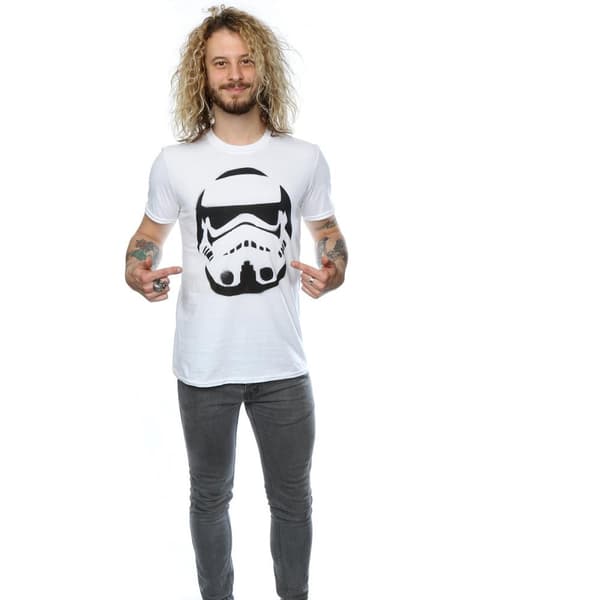 Star Wars T-shirt med hjälmspray från Stormtrooper för herrar