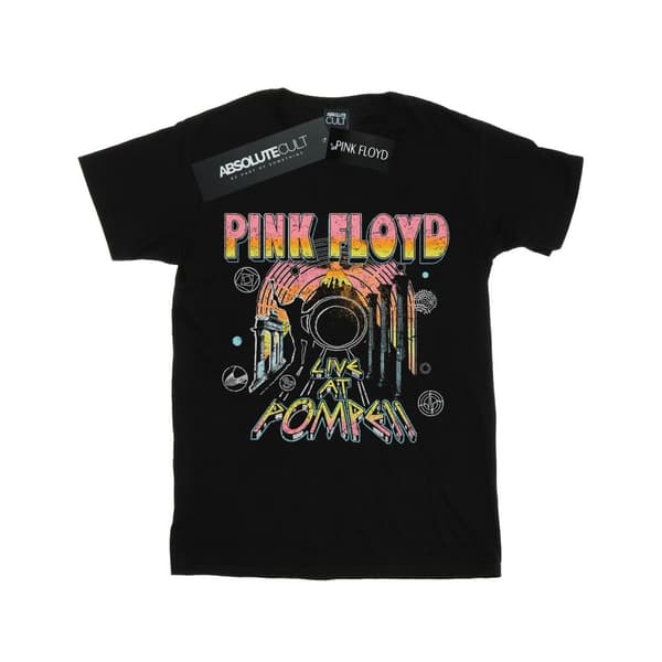 Pink Floyd Dam/Tjej - Live At Pompeii - Boyfriend-t-shirt i bomull