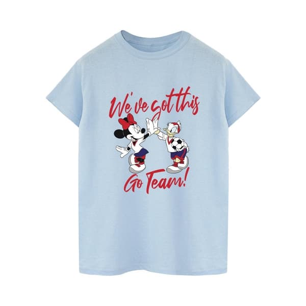 Disney Womens/Ladies Minnie Daisy We´ve Got This Cotton Boyfriend T-Shirt