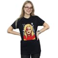 Miniatyrbillede 2 af 3: Marvel Womens/Ladies Captain Marvel Glam Cotton Boyfriend T-Shirt