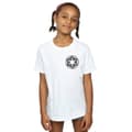 Miniatyrbillede 2 af 3: Star Wars Girls The Mandalorian Galactic Empire Insignia Breast Print Cotton T-Shirt
