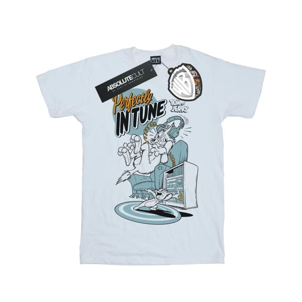 Tom And Jerry Perfectly In Tune T-shirt i bomull för flickor
