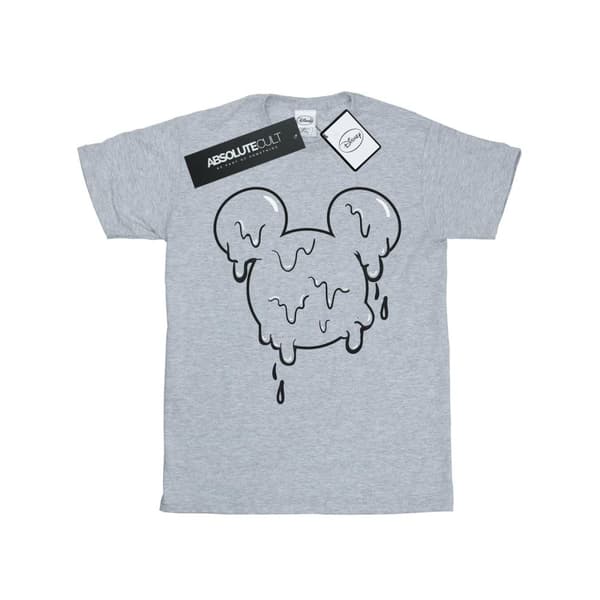 Disney Womens/Ladies Mickey Mouse Ice Cream Head Cotton Boyfriend T-Shirt