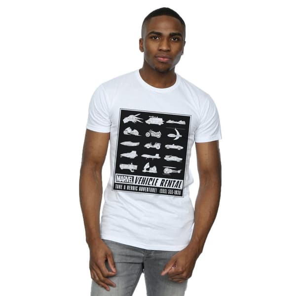 Marvel Mens Vehicle Rental T-Shirt