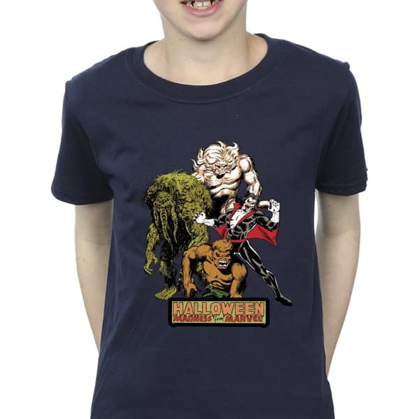 Marvel T-shirt för pojkar - Halloweenmonster