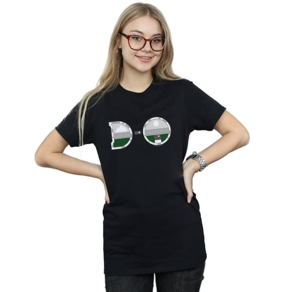 Star Wars Womens/Ladies The Rise Of Skywalker D-O Logo Cotton Boyfriend T-Shirt