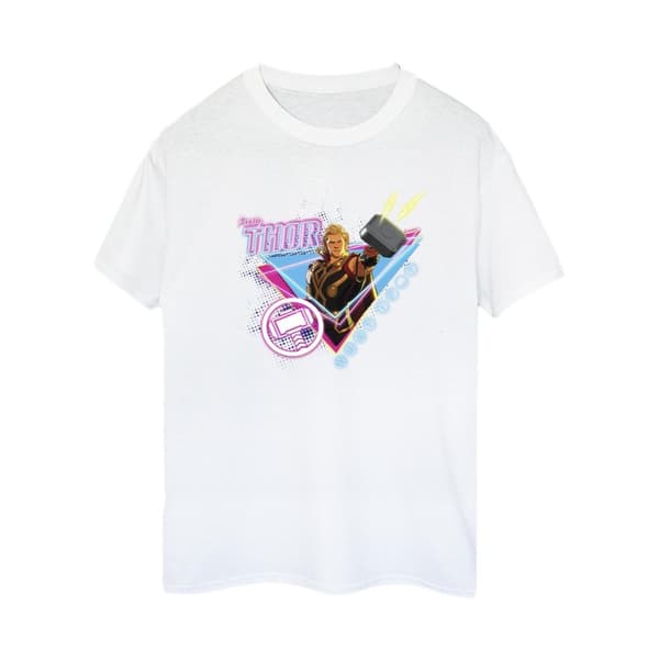 Marvel Dam/kvinnor What If Party Thor Alt Boyfriend T-shirt i bomull