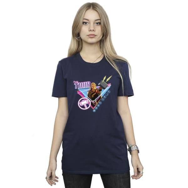 Marvel Dam/kvinnor What If Party Thor Alt Boyfriend T-shirt i bomull