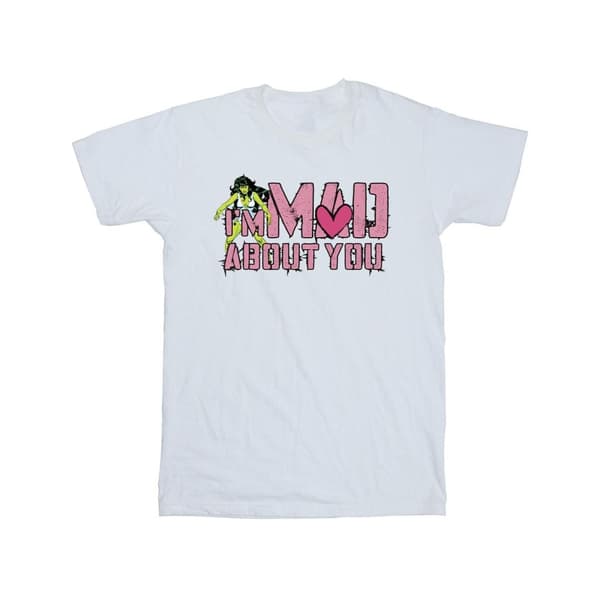 Marvel She-Hulk Mad About You T-shirt i bomull för flickor