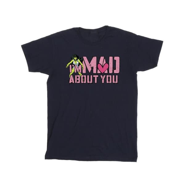 Marvel She-Hulk Mad About You T-shirt i bomull för flickor